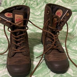 Palladium high top boots